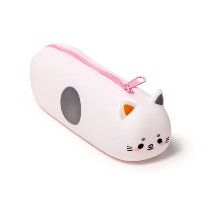 Estuche de Silicona con Cremallera Adoramals Gato