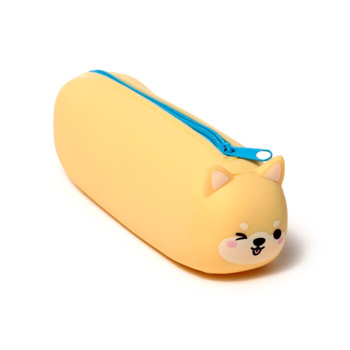 Estuche de Silicona con Cremallera Adoramals Perro Shiba Inu 