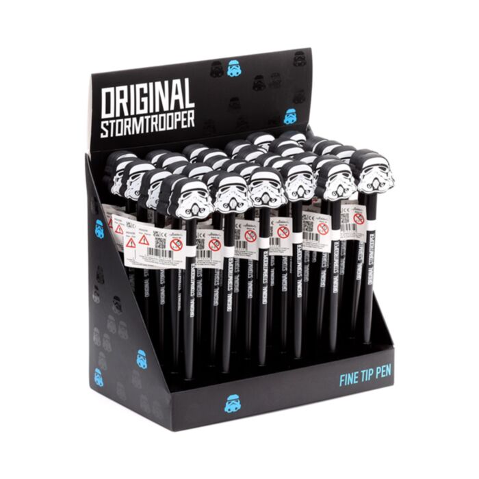 Bolígrafo de Punta Fina con Tope PVC Soldado Imperial/The Original Stormtrooper