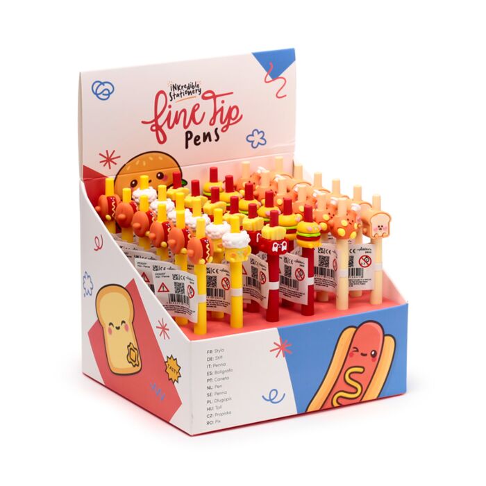 Bolígrafo de Punta Fina Comida Rápida Foodiemals