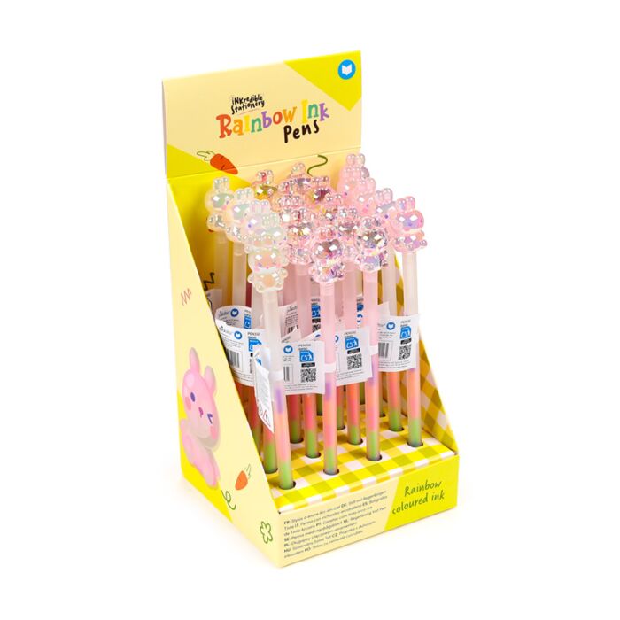 Bolígrafo con Tinta Arcoíris Conejito Primavera Springtime