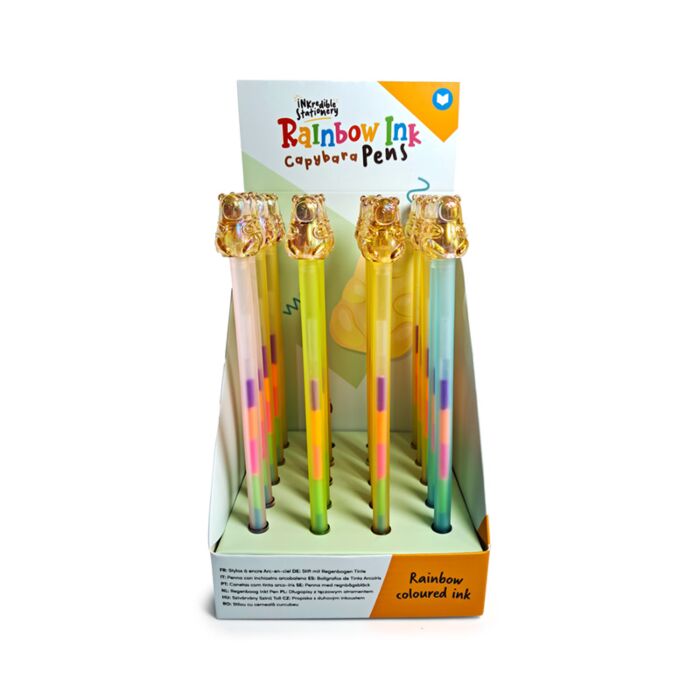Bolígrafo con Tinta Arcoíris Capibara 