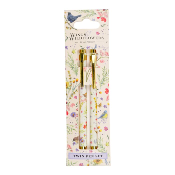 Set de 2 Bolígrafos Jan Pashley Wings and Wildflowers