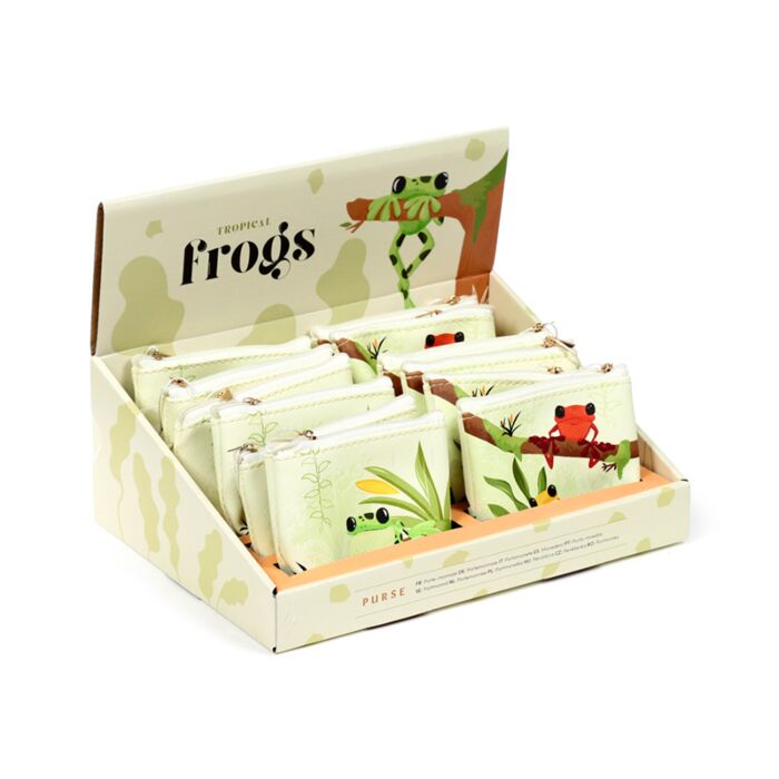 Monedero de PVC Ranas Tropicales