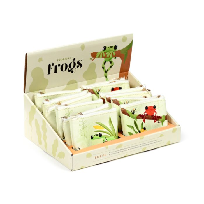 Monedero de PVC Ranas Tropicales