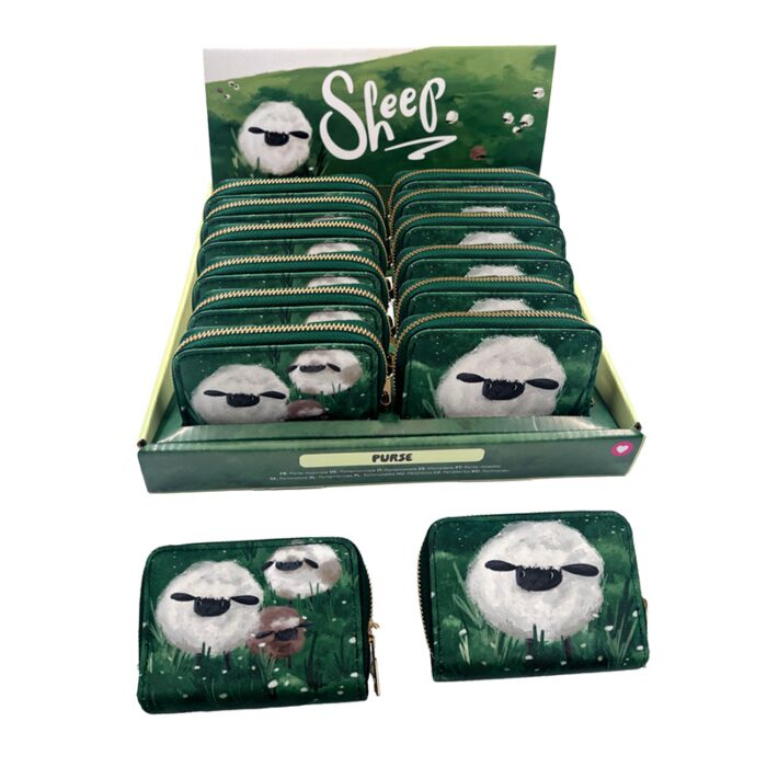 Cartera con Cremallera Oveja 