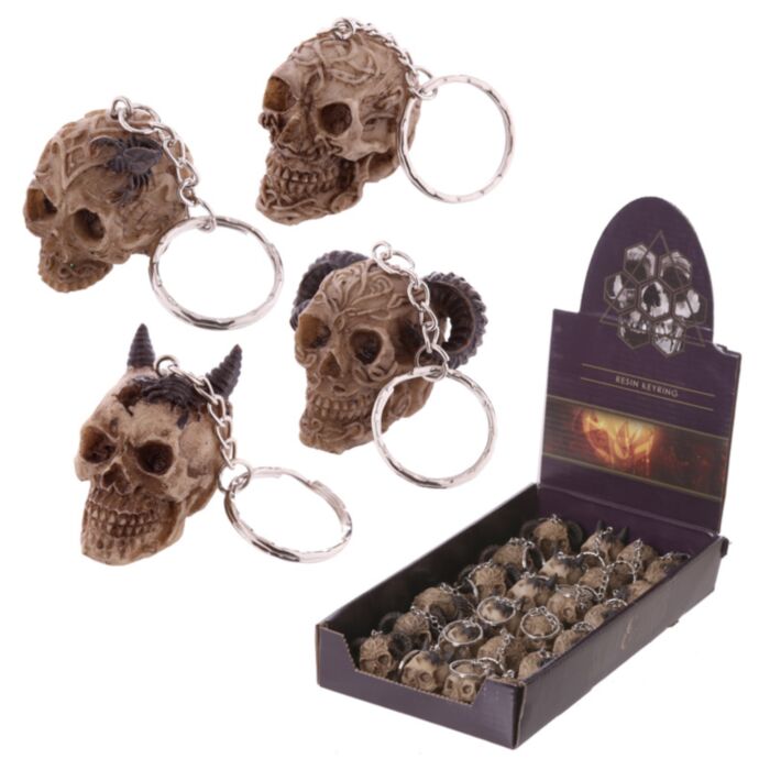 Llavero 3D con Forma Calavera