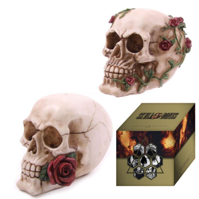 Figura Calavera Calavera y Rosas