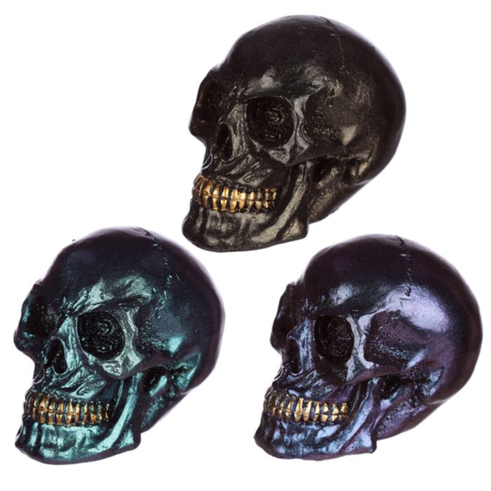Figura Calavera Calavera Iridiscente Pequeña