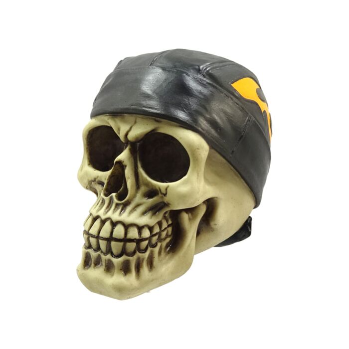 Figura Calavera con Bandana de Motorista