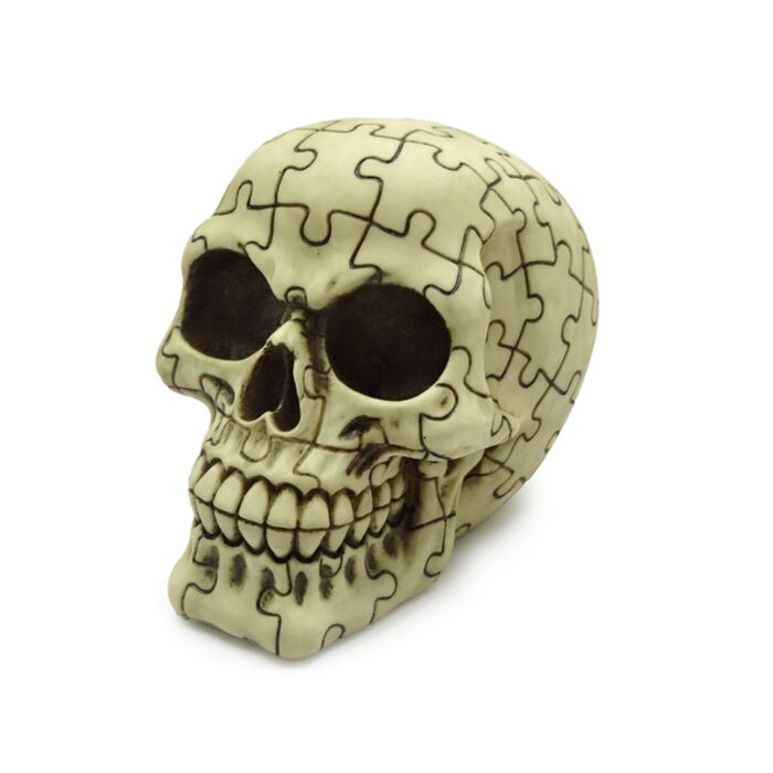Figura Calavera con efecto Puzzle 