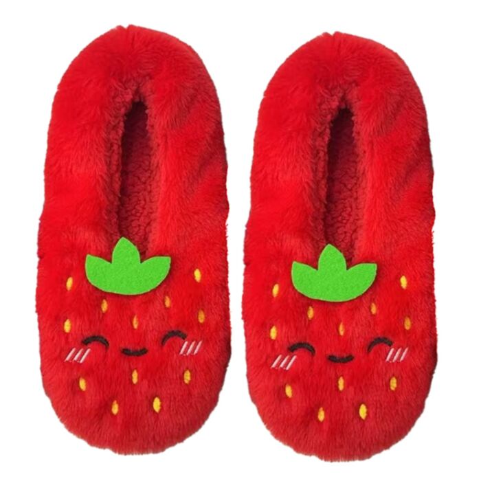 Zapatillas de Peluche Antideslizantes Fresa Foodiemals EU39-41