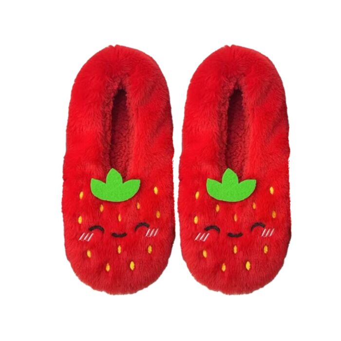Zapatillas de Peluche Antideslizantes Fresa Foodiemals EU36-38