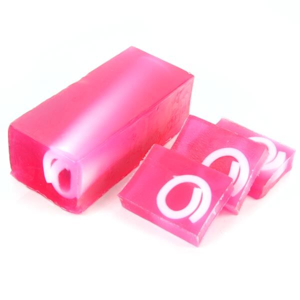 Barra de Jabón Artesanal - Frambuesa y Pimienta