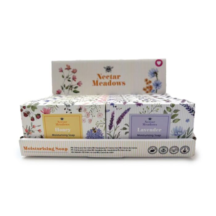 Pastilla de Jabón Artesanal Abejas y Néctar Lavanda y Miel