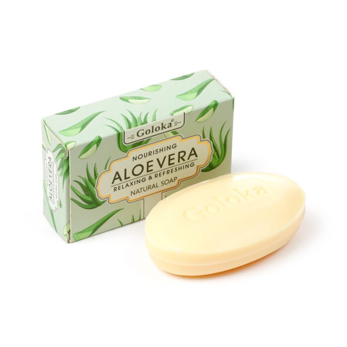 Pastilla de Jabón Artesanal Goloka Aloe Vera