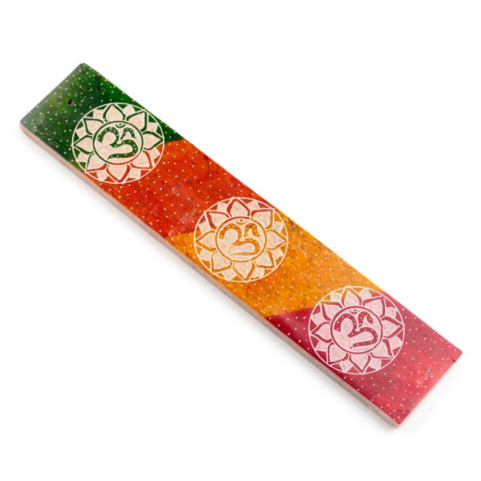 Quemador de Incienso Piedra de Jabón Om Tallado