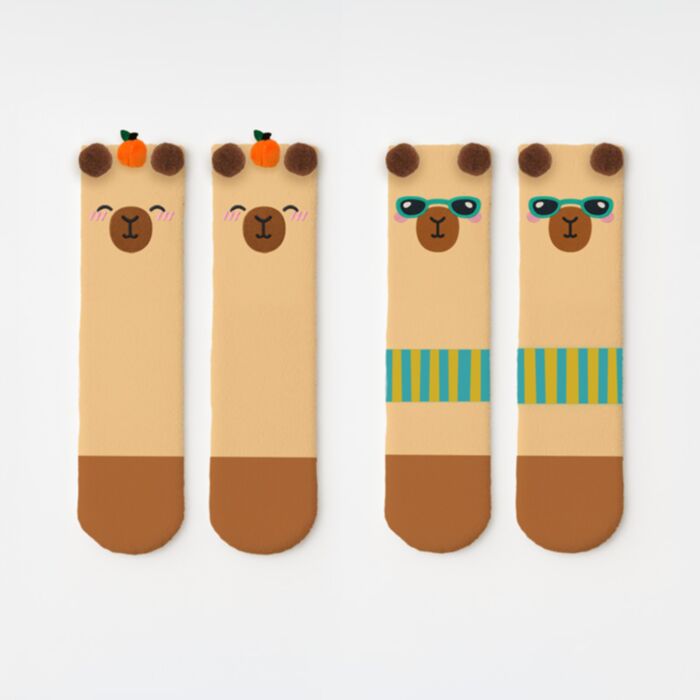 Calcetines Suaves Capibara 