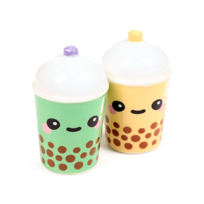 Set de Salero y Pimentero Boba & Matcha Té con Burbujas Foodiemals