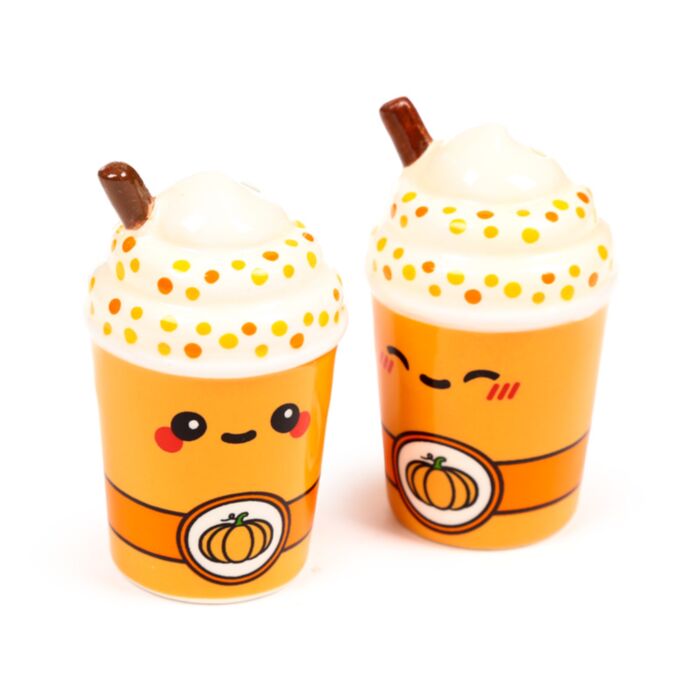 Set de Salero y Pimentero Latte de Calabaza Foodiemals