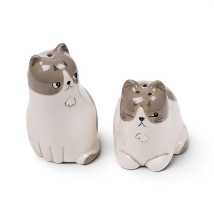 Set de Salero y Pimentero Gatos Beans & Co
