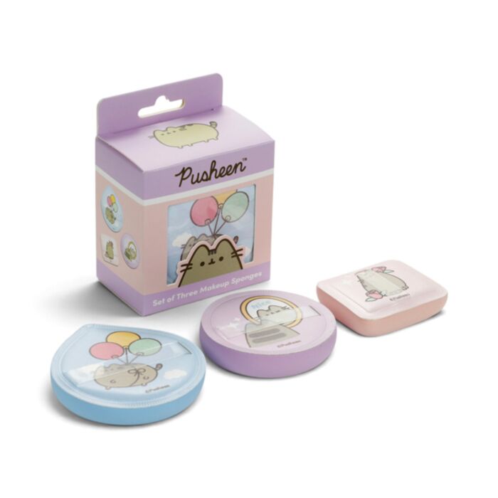 Set de 3 Esponjas de Maquillaje Gato Pusheen