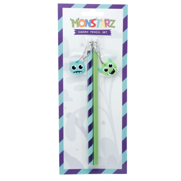 Set de 2 Lápices de PVC Monstruos Monstarz