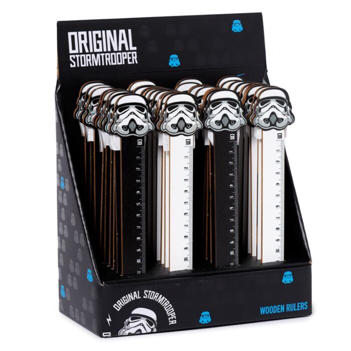 Regla de Madera con Forma Soldado Imperial Stormtrooper 15cm