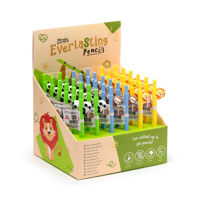 Lápiz Eterno Everlasting Animales Zooniverse Abrázame