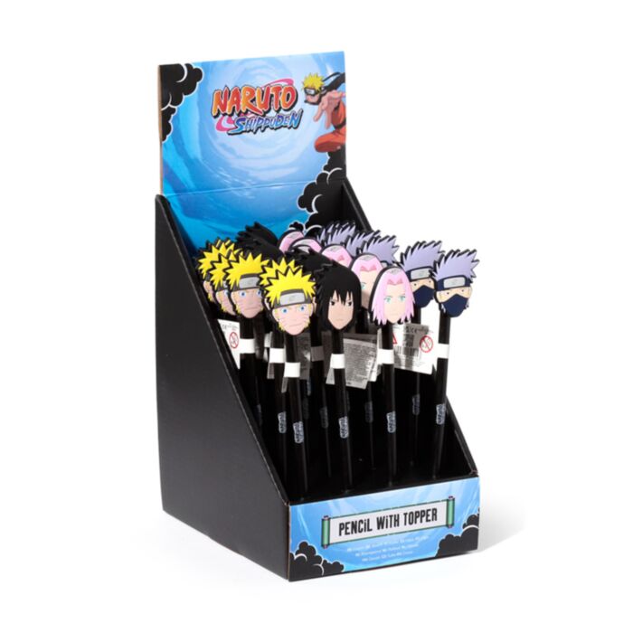 Lápiz con Tope de PVC Naruto 