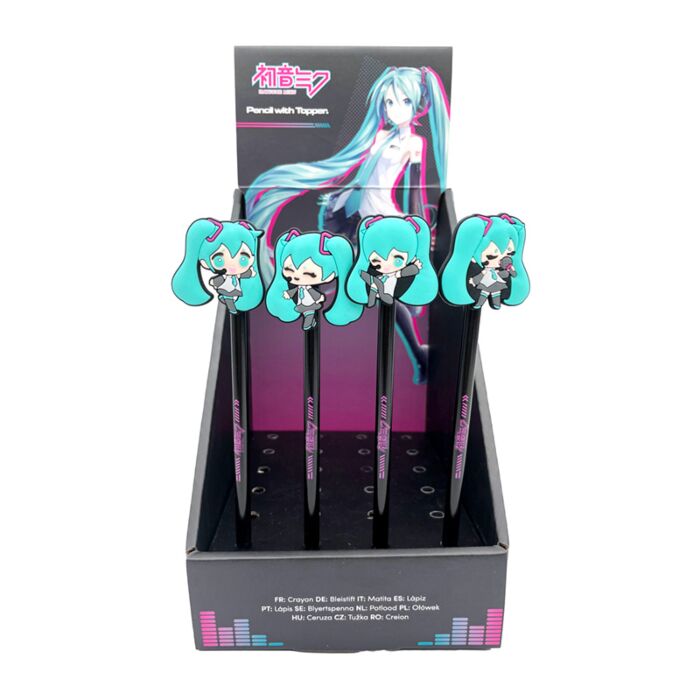 Lápiz con Tope de PVC Hatsune Miku 