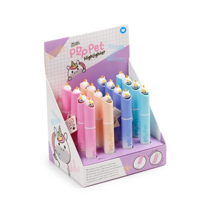 Subrayador con Tope Unicornio Adoracorns