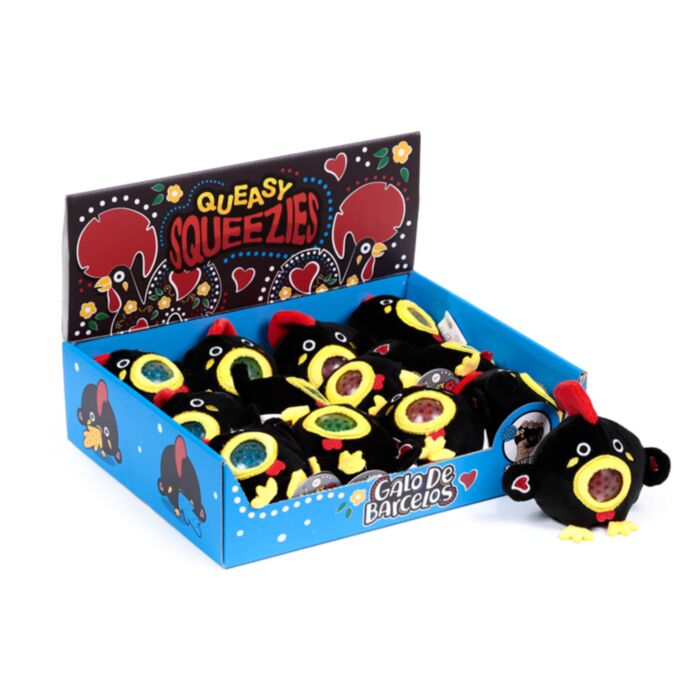 Juguete Estrujable de Peluche Queasy Squeezies Galo Barcelos