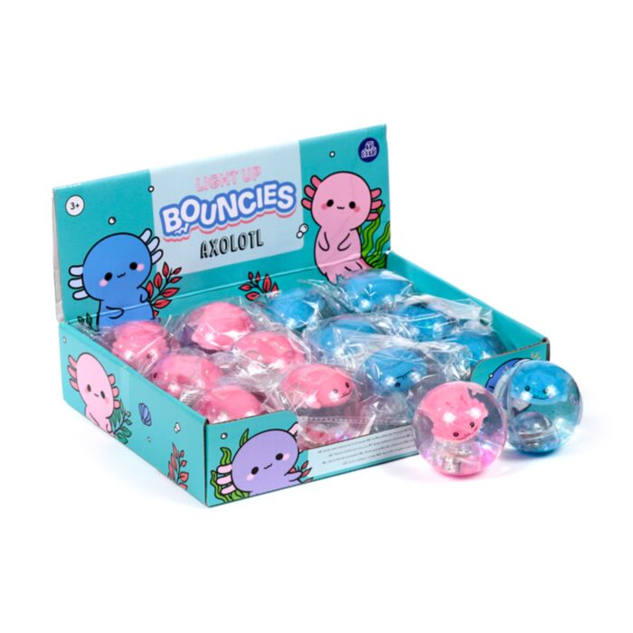 Pelota de Juguete con Luz LED Saltarina Ajolote