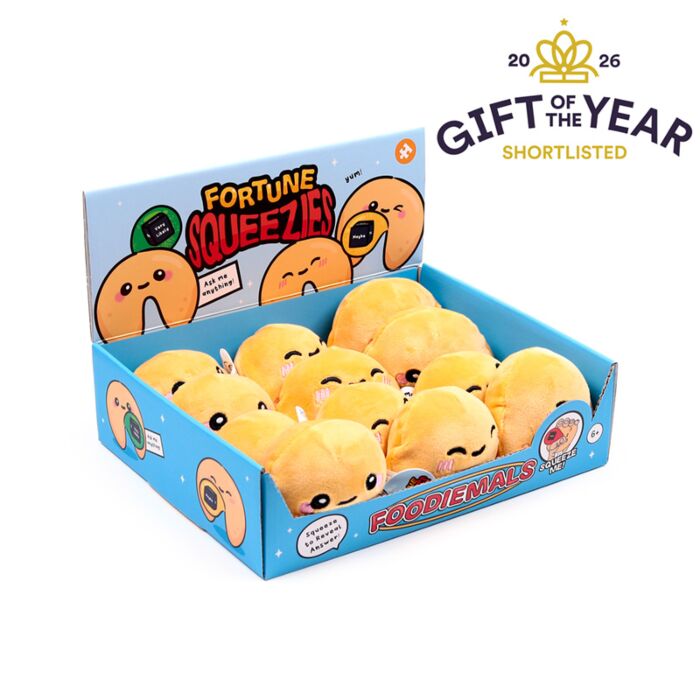 Juguete Estrujable Queasy Squeezies Galleta de la Suerte con Dado Misterioso