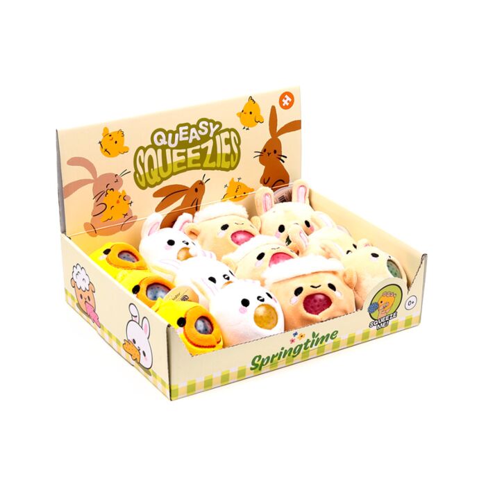 Juguete Estrujable de Peluche Queasy Squeezies Pascua Springtime
