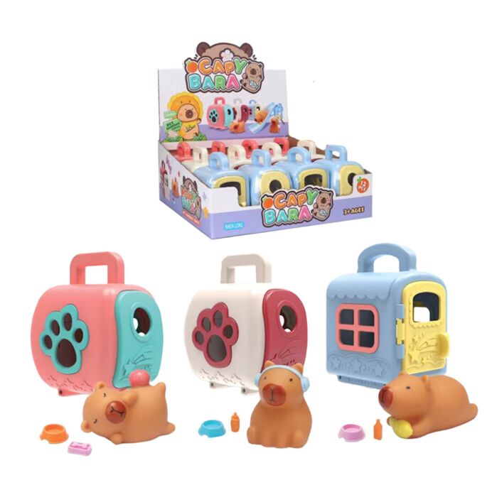 Set de Juguete Maletín para Mascota Capibara