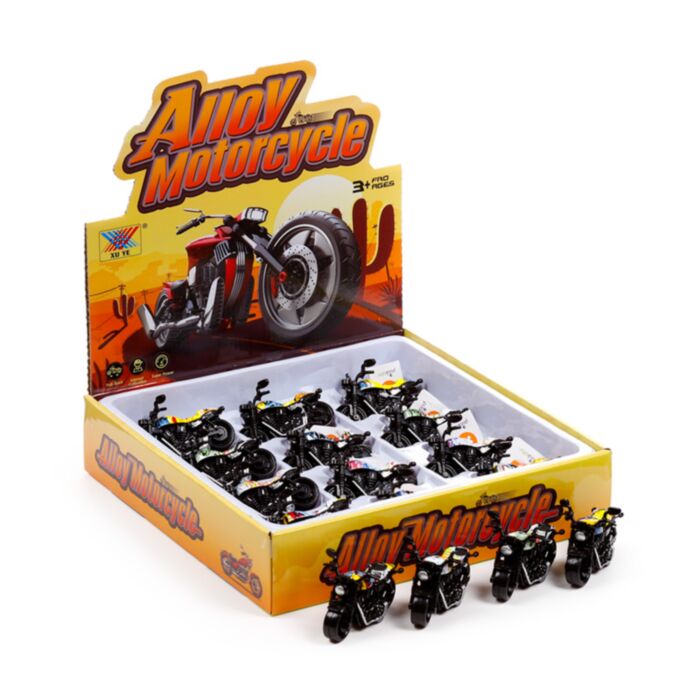 Motocicleta de Juguete con Acción de Retroceso 