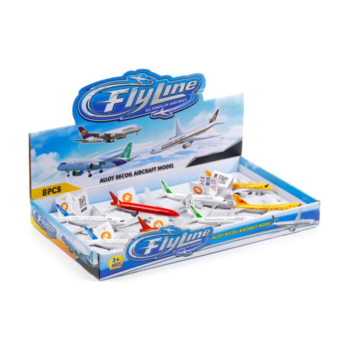 Avión de Juguete con Acción de Fricción y Retroceso 