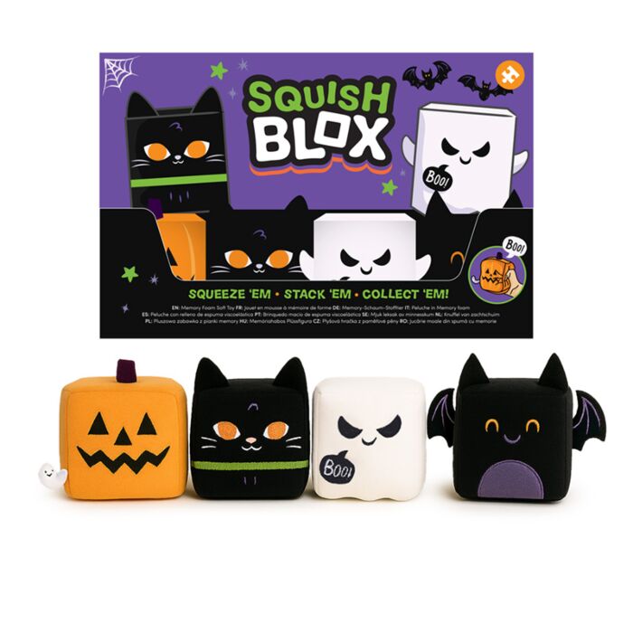 Juguetes Estrujables de Peluche Spooky Espeluznante Calabaza Gato Negro Fantasma Murciélago 