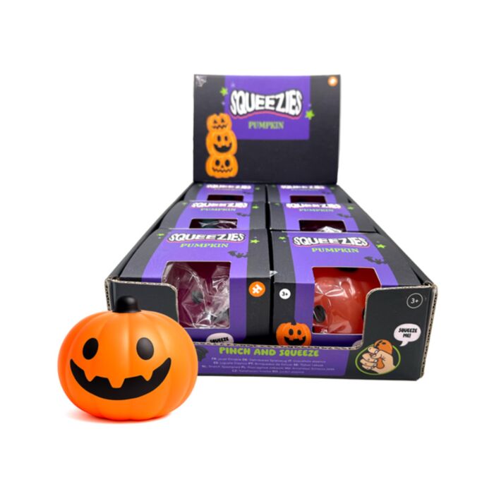 Juguete Estrujable Calabaza Spooky Espeluznante Antiestrés 