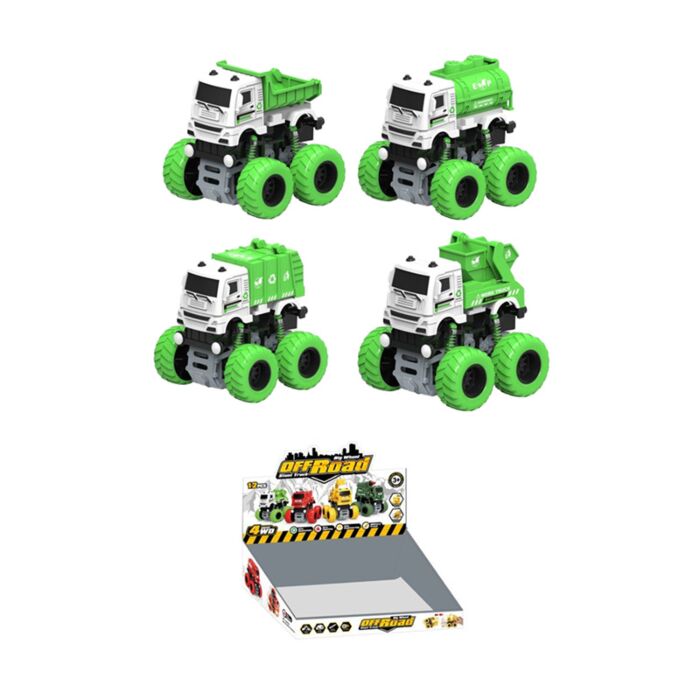 Camión de Juguete todoterreno con fricción (Empujar y Tirar)