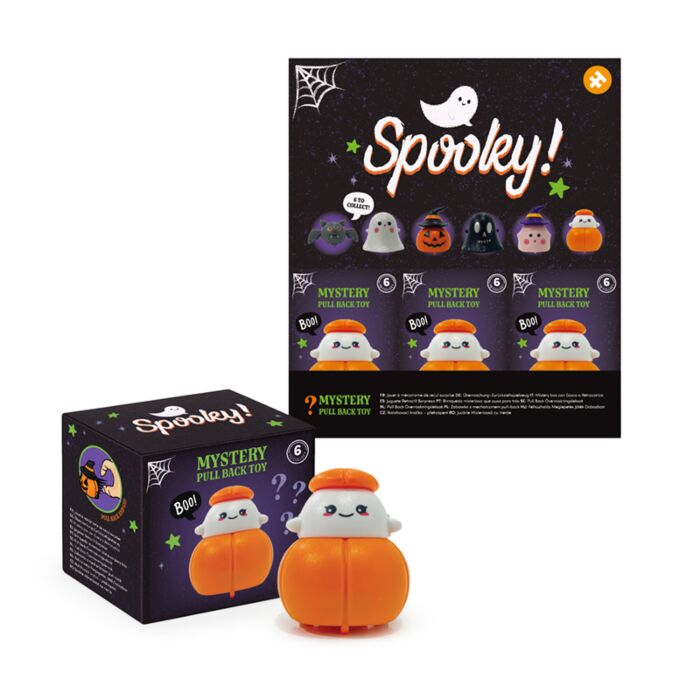 Juguete en Caja Sorpresa Calabaza Spooky Espeluznante con retroceso