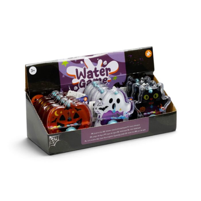 Mini Juego de Agua Spooky Espeluznante Fantasma Calabaza Gato Negro