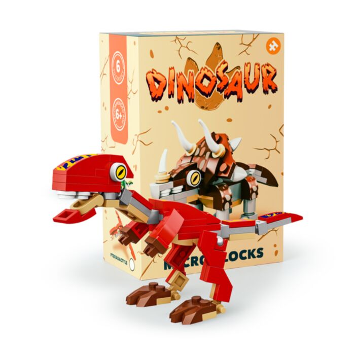 Kit de Bloques de Construcción Micro Blox Dinosaurio 