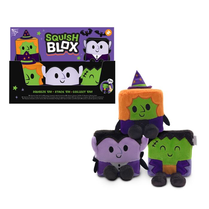Juguetes Estrujables de Peluche Spooky Espeluznante Drácula Bruja Frankenstein