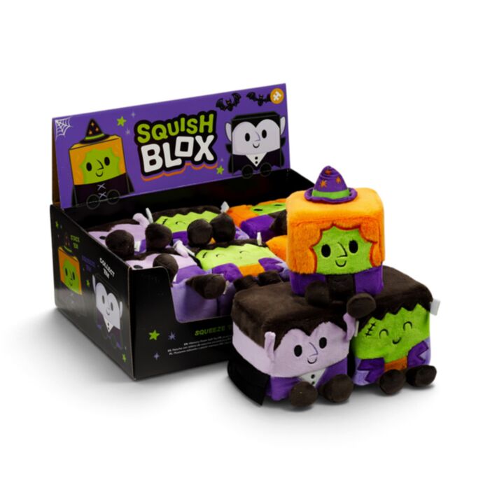 Juguetes Estrujables de Peluche Spooky Espeluznante Drácula Bruja Frankenstein