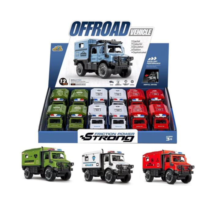 Camiones Todoterreno con Acción de Fricción y Retroceso