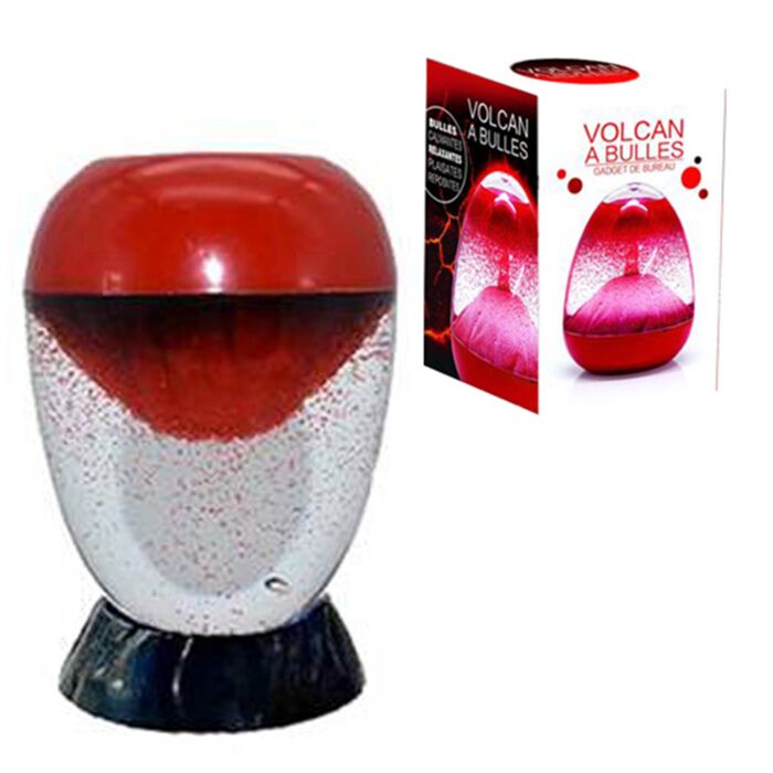 Bola de Nieve Huevo Volcán en Erupción