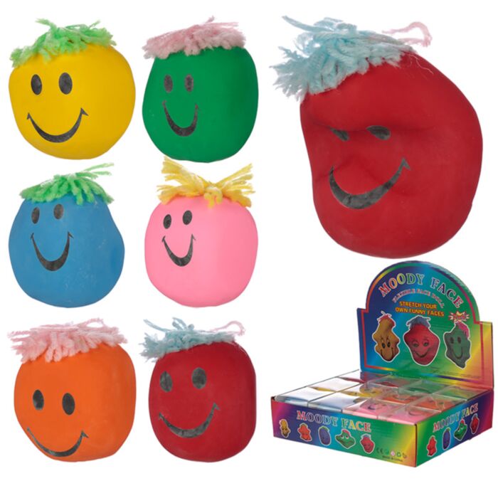 Juguete Estrujable Cabeza de Colores